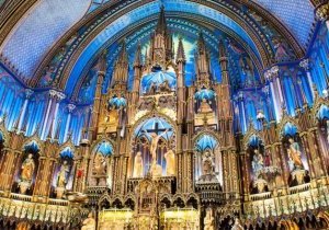 Montréal, la basilique Notre Dâme