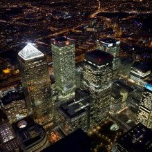 Docklands by night