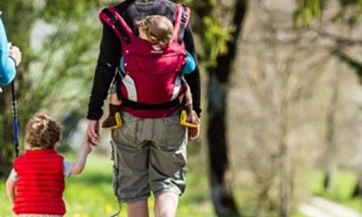 Marcher avec des enfants