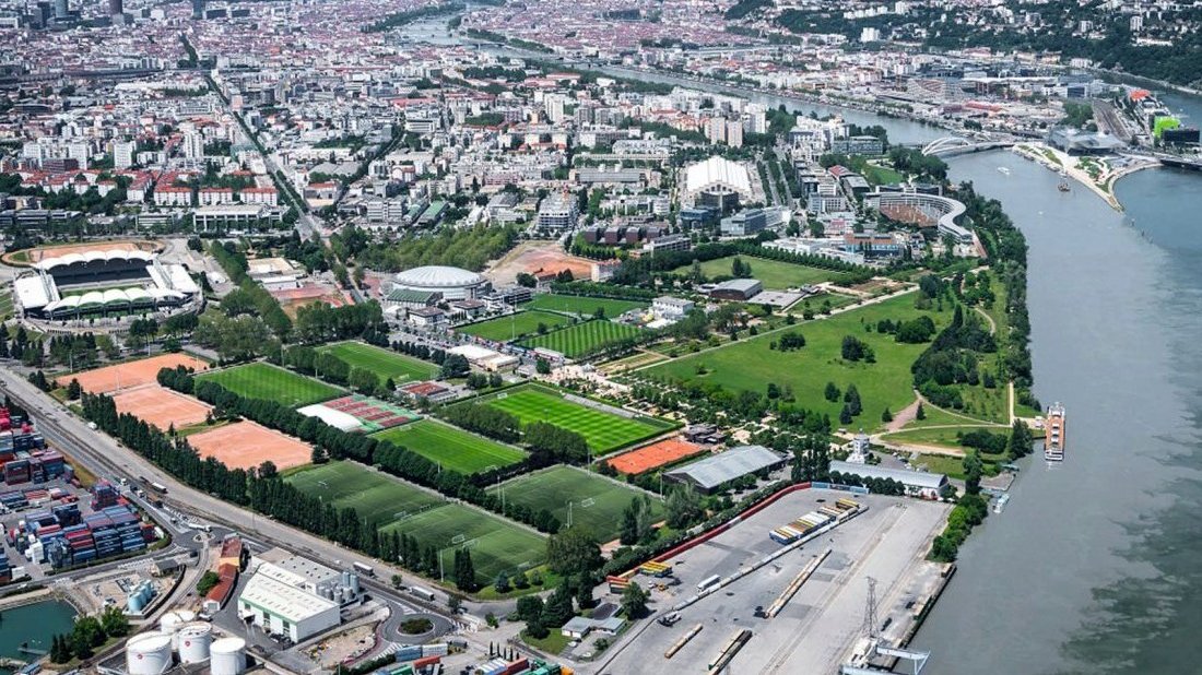 Lyon, le parc de Gerland