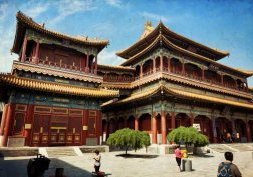 Pékin : temple de Yonghe