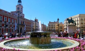 La place Puerta del Sol à Madrid